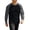 Black, variant on Men's Casual Long Sleeve T-Shirt, Color Block Raglan Sleeves, Lightweight Relaxed Fit Layering Top, S-3XL