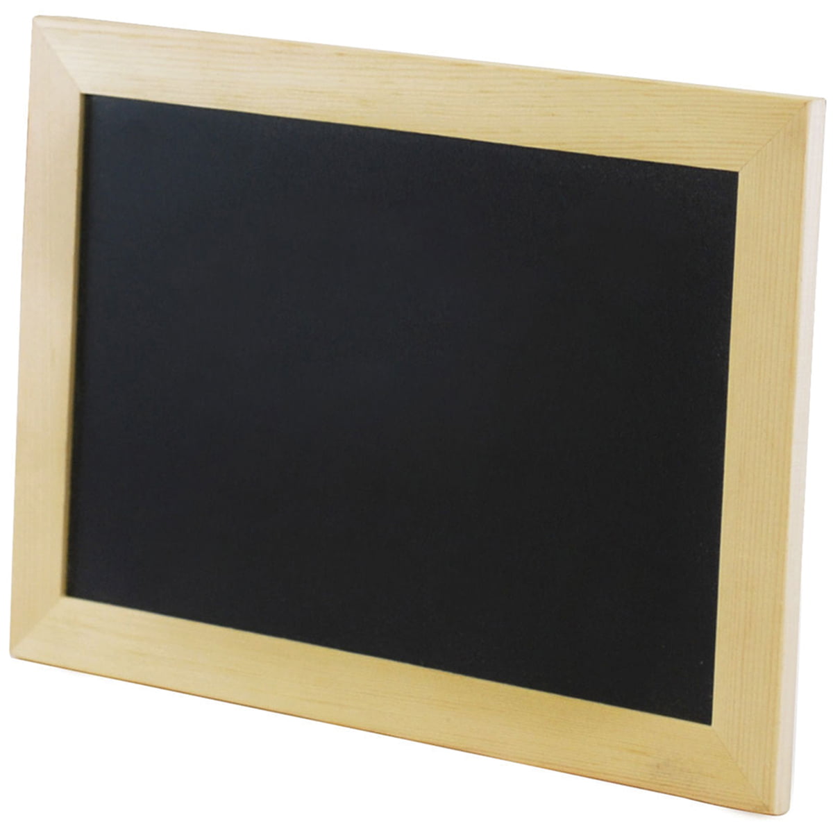 100x Mini Wood Hanging Double-sided Chalkboard Blackboard Message Board 
