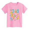 thumbnail image 3 of Girls Shirts Size 18-24 Monthsgirls Shirt Children's Cute Math Themed Casual and Versatile T Shirt, 3 of 3
