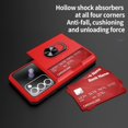 thumbnail image 3 of Phone Case for Samsung Galaxy S23 Plus 5G Cover Credit Slim Ring Card Holder Stand Cell Accessories S23+5G S23plus 23S + S 23 23+ S23P GS23 Women Men Red, 3 of 8