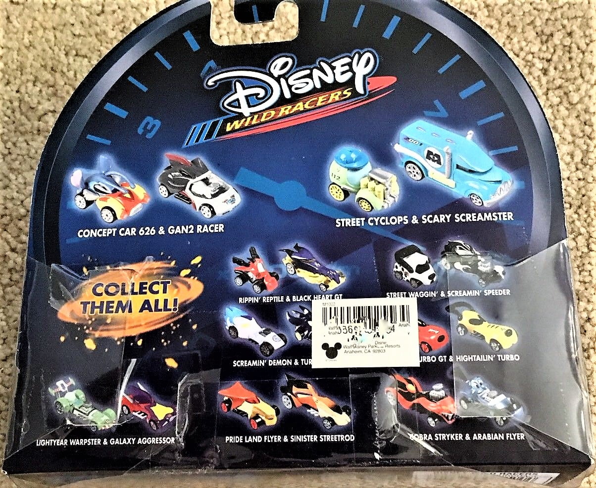 Disney Wild Racers Cars Lilo And Stitch And Monsters Inc
