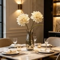 thumbnail image 6 of Fake Flowers, Artificial Flowers, Artificial Wildflowers for Summer Wedding, for Dining Table Centerpiece Living Room Home Decor Vase Arrangement Mother's Day Gift, AKLJWH - #17 Beige-2Pcs, 6 of 7