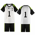 thumbnail image 2 of Conjunto de camisa y pantalones cortos para cosplay de la Academia Fukurodani, uniforme deportivo de voleibol, camiseta, ropa deportiva, traje de fiesta de Halloween, 2 of 5