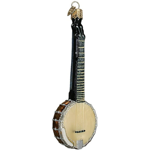 Old World Christmas Blown Glass Ornament for Christmas Tree, Banjo