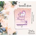 thumbnail image 5 of Darling Souvenir Pink Birthday Invitation Card Printable Fill or Write In Blank Invites Party Supplies Pack Of 28 5 x 7 Inches, 5 of 5