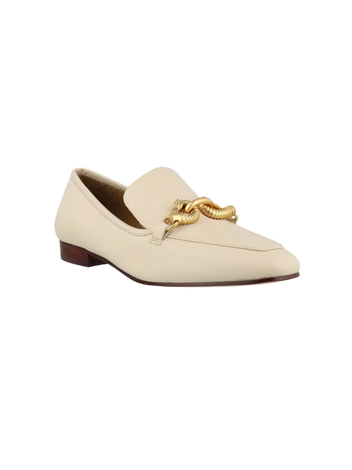 Tory Burch Jessa White Loafers, Brand Size 7 