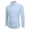 Light Blue, variant on Brglopf Men's Dress Shirts Long Sleeve Stretch Wrinkle-Free Solid Shirt Dressy Casual Button Down Business Formal Shirts