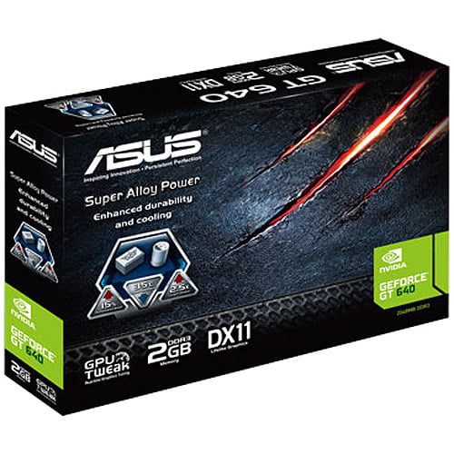 Asus NVIDIA GeForce GT 640 Graphic Card, 2 GB DDR3 SDRAM - Walmart.com