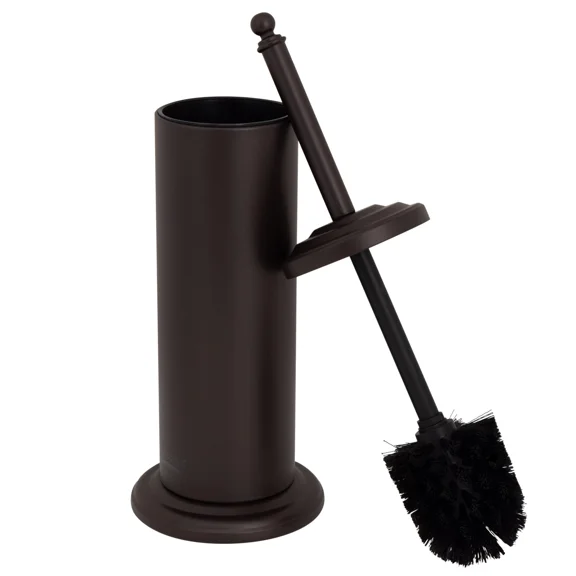 Bath Bliss Oil-Stained Bronze Toilet Brush & Holder