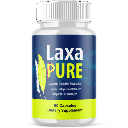 Laxa Pure Gut Health Pills Advanced Formula Digestion Support LaxaPure 60 Capsules