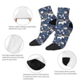 thumbnail image 5 of Fuzoiu Forest Elk Print Adult Socks, Crew Moisture-wicking Socks, Unisex Cushion Crew Socks,Casual Sports Ankle Socks, 5 of 7