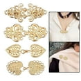 thumbnail image 6 of Milageto 4 Pieces Sweater Clips Alloy Cardigan Collar Clips for Dresses Women Costume Gold, 6 of 8