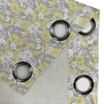 thumbnail image 5 of Ambesonne Luau Grommet Curtain, Hawaii Vegetation Vintage, 50" x 54", Pale Yellow Pale Grey, 5 of 6
