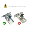 thumbnail image 4 of High Strength Metal Front Upper Door Hinge for 1500 2500 3500 4500 5500 , 2002-2011 - Enhanced and Stability Optimized, 4 of 7