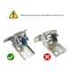 thumbnail image 4 of Bisagra De Puerta Delantera, Seguridad Mejorada Por Metal, Estructura Estable, Para 1500 2500 3500 4500 5500 2002 A 2011, Ajuste Con Diseño Seguro, 4 of 7