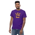 thumbnail image 2 of CROWN DOUBLE TAN Men's classic tee (Purple, 2XL), 2 of 6