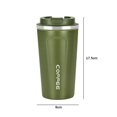 thumbnail image 4 of Taza de café de 380 ml/500 ml Taza de viaje respetuosa con el medio ambiente para la oficina en casa (500 ml verde) Tmvgtek Libre de BPA, 4 of 8