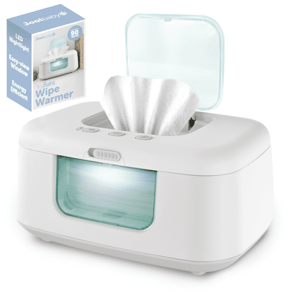 Baby Wipe Warmer & Dispenser with LED Changing Light & On/Off Switch by Jool Baby