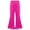 Hot Pink, variant on KAUOD Kids Girls Wide Leg Flare Pants Sparkly Sequins Elastic Waist Dance Sweatpants Spring Summer Bell Bottom Pants