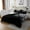 Blcak, variant on Erosebridal Parachute Coverlet Set King, Extreme sports Bedding Set, Boys Adults, 3-Piece