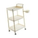thumbnail image 2 of Estante de almacenamiento con ruedas de 3 niveles, carrito de servicio, carrito utilitario con ruedas para comedor, oficina, cocina, organización del Sin cajón, 2 of 8