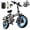 A12 - 1000W 48V 15Ah - Gray, variant on 1000W Folding Electric Bike for Adults, 28MPH Foldable Ebike, 14" 750W Motor Folding Electric Bicycle, 48V 15Ah UL 2849 Certified, 60 Miles Range E Mountain Bike (Gray)