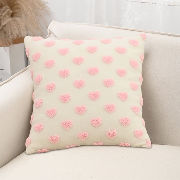 Decoraciones para el Día de San Valentín, Fundas de almohada para el Día de San Valentín, Cojines para la sala de estar, Cojines suaves para la cama, Cojines para la cintura, Funda de almohada Love