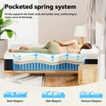 thumbnail image 5 of Memory Foam Hybrid Mattress in a Box - King, 12 Inch, Medium Firmness, Pressure Relief, Breathable, Gel Memory Foams, 5 of 10
