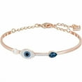 thumbnail image 2 of Swarovski Women's Blue Evil Eye Gold Bangle Bracelet, 2 of 4