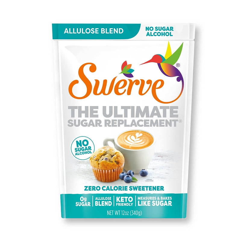 Swerve Zero Calorie Allulose Granular Sugar Replacement Sweetener, 12