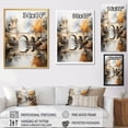 thumbnail image 4 of Designart "Beige Bridge delicate Overpass" Cityscapes Floater Framed Wall Art Living Room, 4 of 7