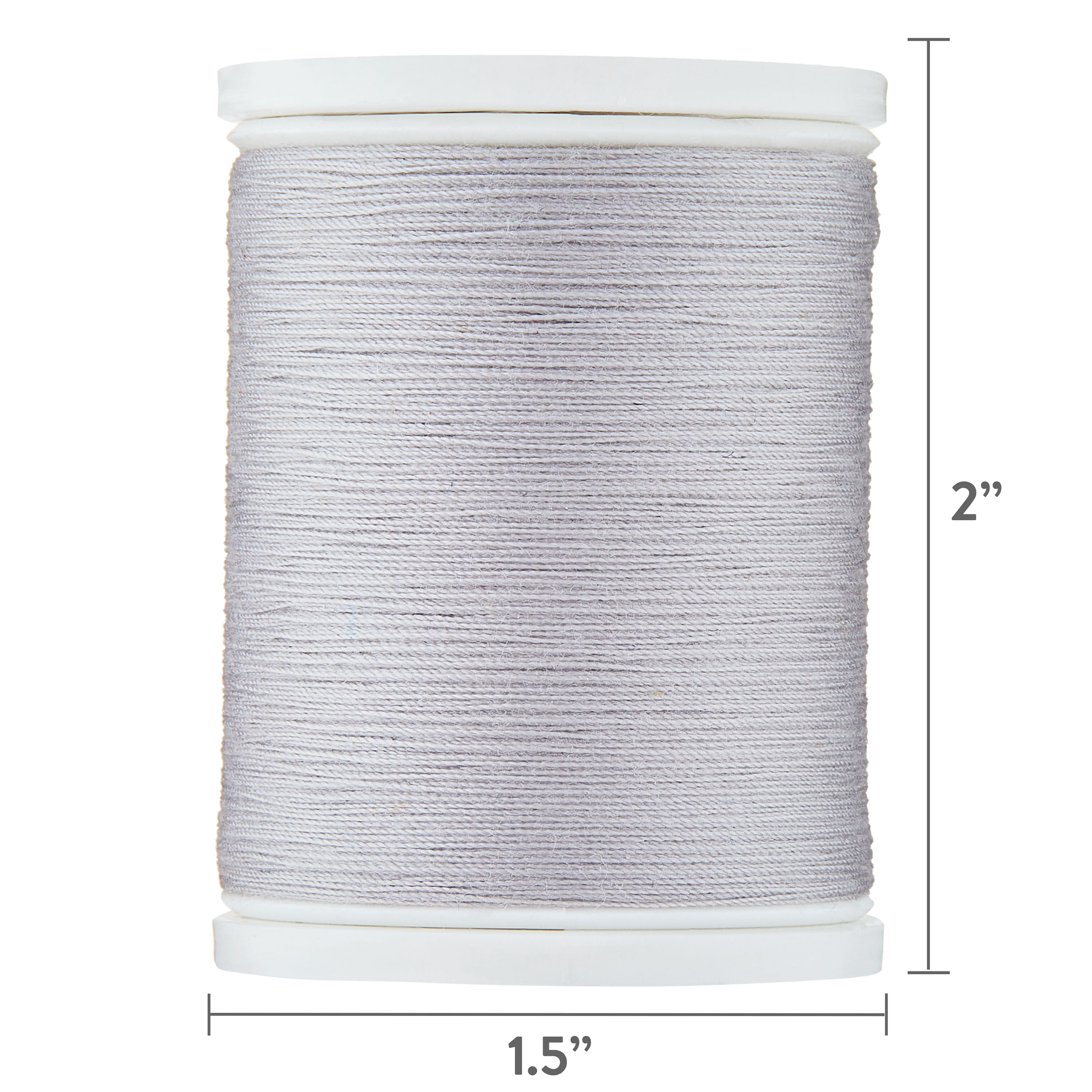 Hello Hobby Pewter Gray 100% Polyester All Purpose Thread, 300 Yards
