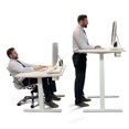 thumbnail image 2 of Standard Home Office Height-Adjustable Standing Desk - Dual Motor - DIY Frame in Black (No Table Top), 2 of 9