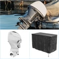 thumbnail image 5 of Uxcell Motor Engine Cover, 22"L x 11"W x 15"H Waterproof Outboard Motor Cover 15-30Hp, Black, 5 of 5