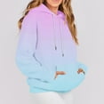thumbnail image 5 of HomeDM Womens Pullover Hoodie Long Sleeve Comfy Sweatshirt for Women - Pink/XL, 5 of 7