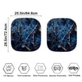 thumbnail image 6 of Binienty Camo Hunting Windshield Sun Shade 2-Piece Foldable Car Front Window Sunshade Blue Branch Sun Blocker for Vehicle Cars SUV Interior Decor, 6 of 8