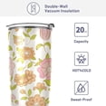 thumbnail image 4 of SKYSONIC Daisy Flower 20 oz Stainless Steel Insulated Mug, Double Vacuum Insulated Travel Mug with Lid and Straw, 4 of 7