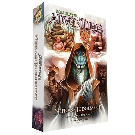 Roll Player Adventures: Nefras's Judgement Expansion - Thunderworks, Narrative Game, Ages 14 , 1-4 Players, 90-150 Min