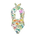 thumbnail image 3 of PQ Swim Women's Celine One Piece Swimsuit (Wild Bloom, Medium), 3 of 5