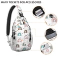thumbnail image 3 of Symmetrical Ink Style Sling Backpack Lightweight Crossbody Bag for Travel, Hiking and Photography Essentials, 3 of 5