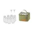 thumbnail image 3 of Kit de especias para acampar con bolsas de viaje de 100 ml de botellas de líquido fáciles de usar para usar dispensadores de condición para mochileros Verde, 3 of 8