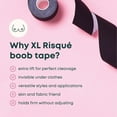 thumbnail image 2 of Risque XL Breast Lift Tape for Lift & Fashion - Bra Alternative of Breasts (Black), 2 of 4