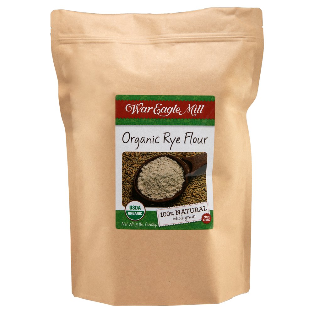 War Eagle Mill Rye Flour, Organic and NonGMO, 5 lb bag