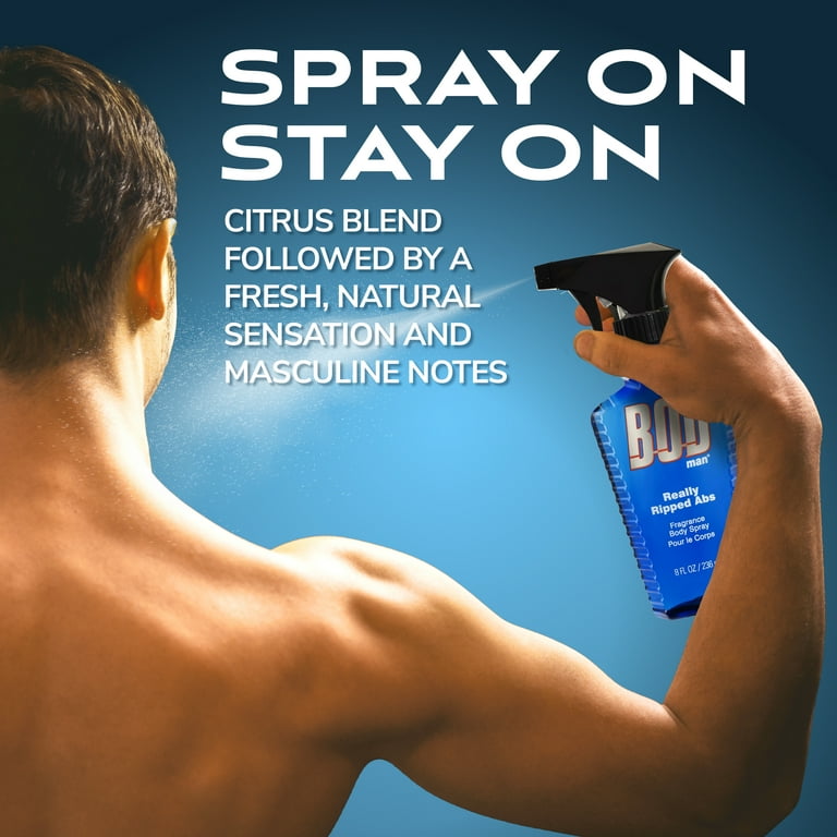 Bod Man Really Ripped Abs Fragrance Body Spray 8.0 Oz / 236 Ml