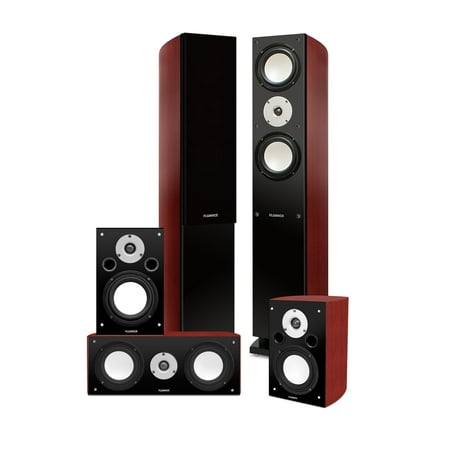 Fluance XLHTB High Performance 5 Speaker Surround Sound Home Theater System