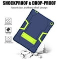 thumbnail image 5 of FIEWESEY Case for Walmart Onn 10.1 Inch Pro Tablet(Model 100003562),Shockproof Kids Friendly Rugged With Stand Case for Walmart Onn 10.1 inch Pro 2020 Released+Screen Protector(Navy+Green,2 Pack), 5 of 6