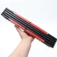 thumbnail image 2 of Small Outdoor Folding Table Aluminum Alloy Portable Camping Folding Table for Beach Picnic Black Red, 2 of 4