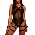 thumbnail image 2 of uublik Valentines Lingerie Set for Women Lace Plus Size Babydoll Sexy Naughty Bodysuit, 2 of 5