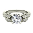 thumbnail image 5 of 0.80 Carat Vintage Paisley Engagement Ring 14K White Gold, 5 of 6