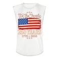 thumbnail image 3 of GrmtClth 250 Anniversary Usa Tank Top 2026 Independence Day 1776-2026 Print Shirt Fashion Sleeveless Tee Dressy Crew Neck Clothing White 3XL, 3 of 3